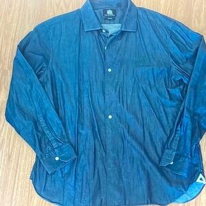 Rock & Republic Blue Casual Button Down Shirt